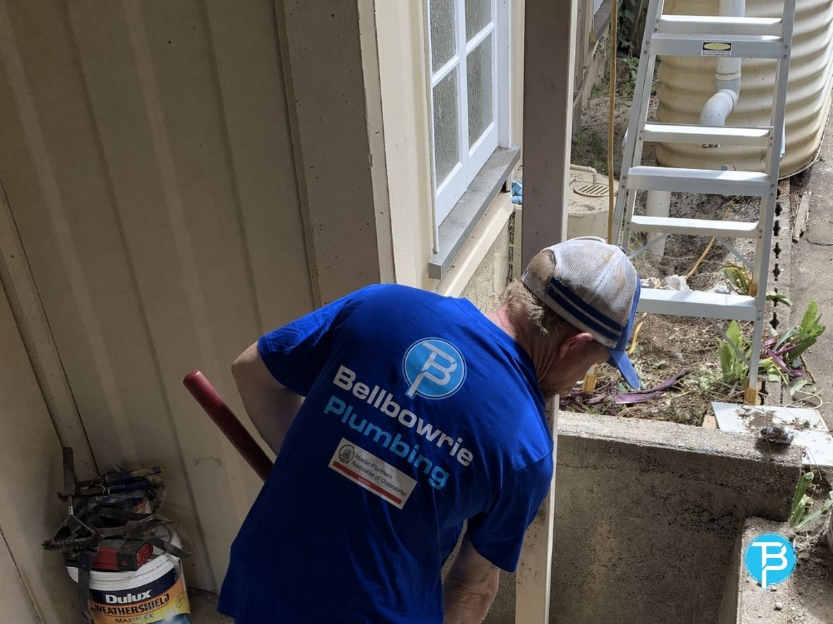 TBP Bellbowrie Plumbing — licensed plumber on the job