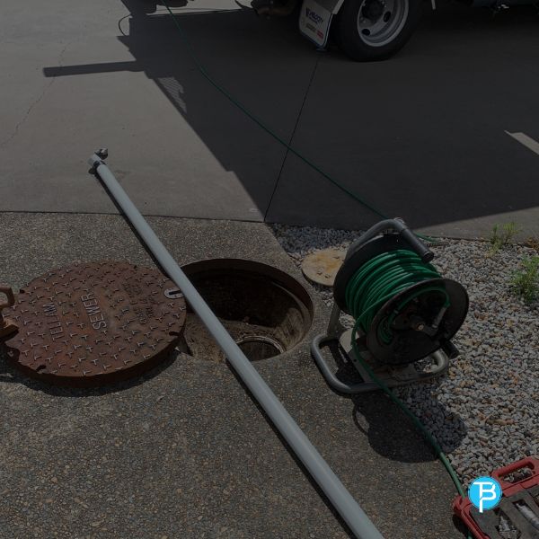 Blocked drain high-pressure jetting